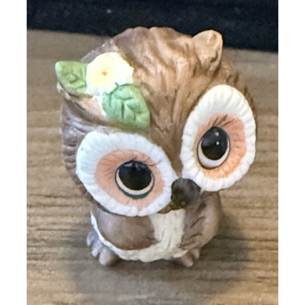 Vintage Josef Originals George Good Owl Miniature Figurine 1975